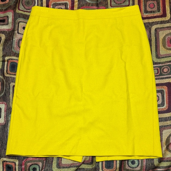 J. Crew Dresses & Skirts - J. Crew Bright Yellow Pencil Skirt